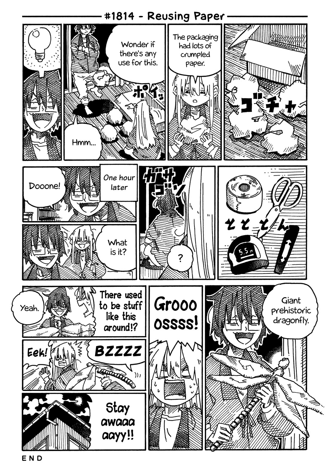 Hatarakanai Futari (The Jobless Siblings) Chapter 1814 page 1 - Chapter 1814: Reusing Paper