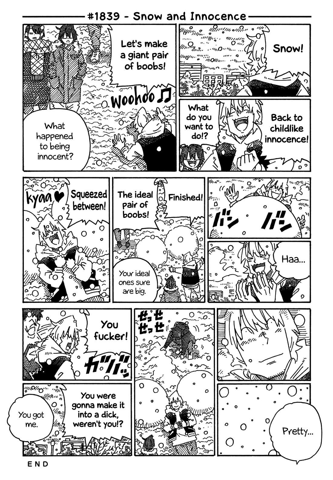 Hatarakanai Futari (The Jobless Siblings) Chapter 1839 page 1 - Chapter 1839: Snow and Innocence
