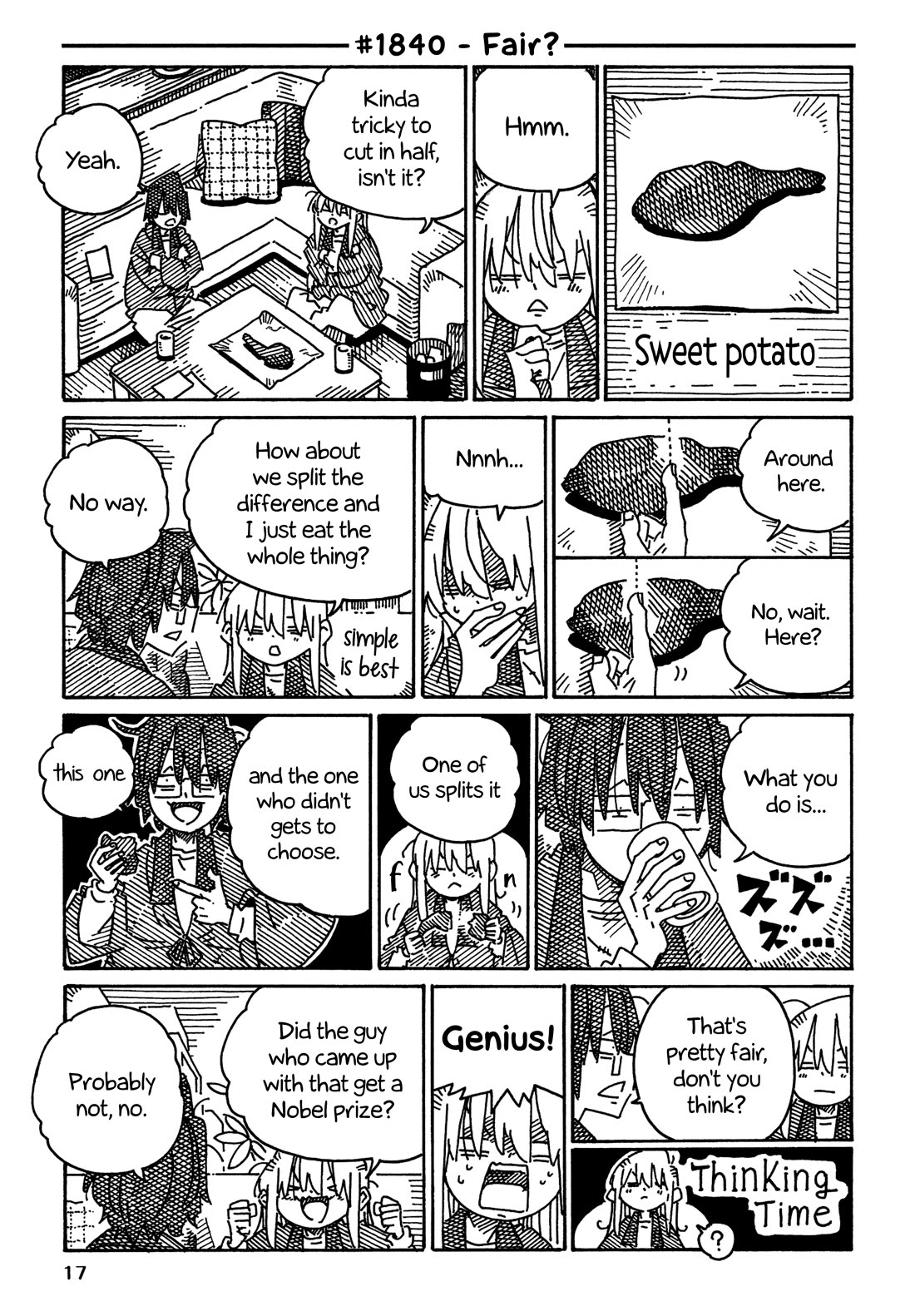 Hatarakanai Futari (The Jobless Siblings) Chapter 1840 page 1 - Chapter 1840: Fair?