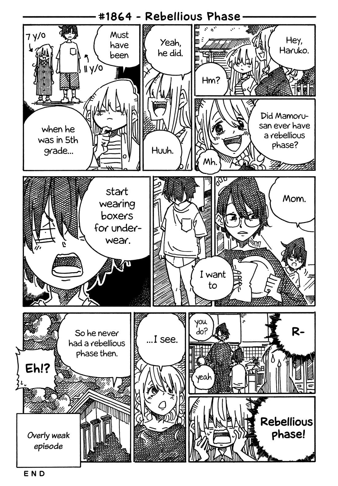Hatarakanai Futari (The Jobless Siblings) Chapter 1864 page 1 - Chapter 1864: Rebellious Phase