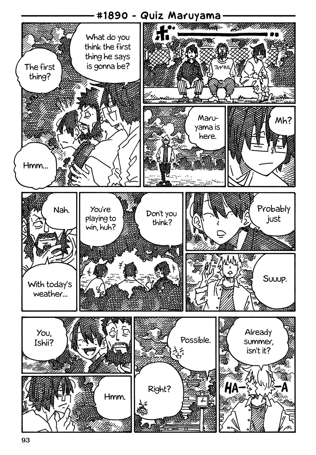 Hatarakanai Futari (The Jobless Siblings) Chapter 1890 page 1 - Chapter 1890: Quiz Maruyama