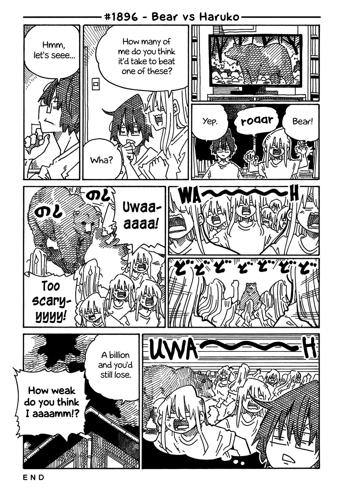 Hatarakanai Futari (The Jobless Siblings) Chapter 1896 page 1 - Chapter 1896: Bear vs Haruko