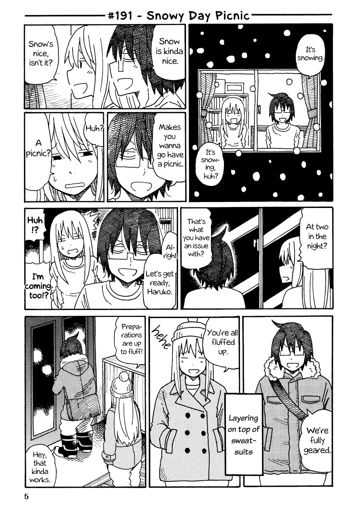 Hatarakanai Futari (The Jobless Siblings) Chapter 191 page 1 - Chapter 191: Snowy Day Picnic