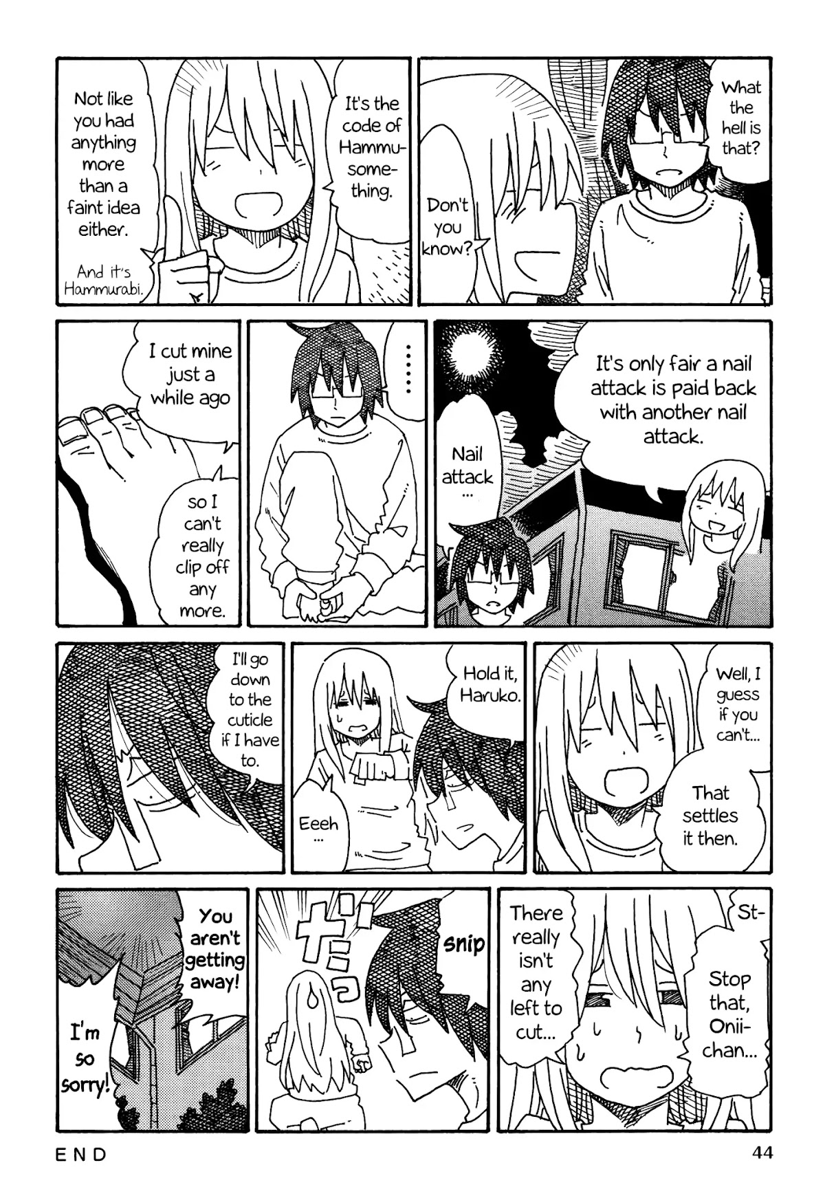 Hatarakanai Futari (The Jobless Siblings) Chapter 213 page 2 - Chapter 213: Nails