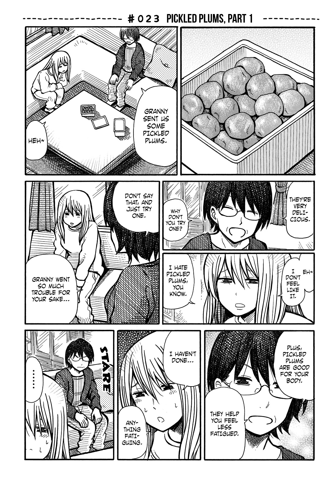 Hatarakanai Futari (The Jobless Siblings) Chapter 23 page 1 - Chapter 23 : Pickled Plums, Part 1