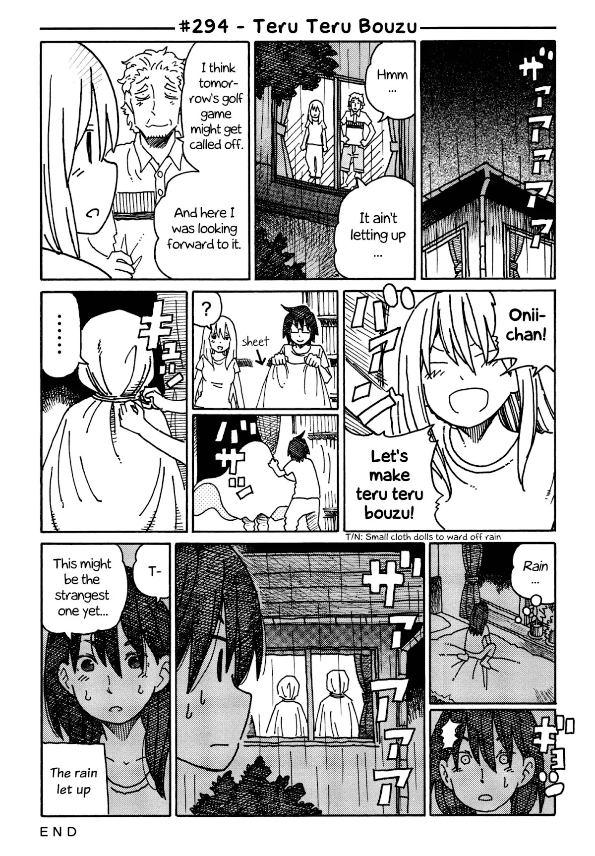 Hatarakanai Futari (The Jobless Siblings) Chapter 294 page 1 - Chapter 294: Teru Teru Bouzu