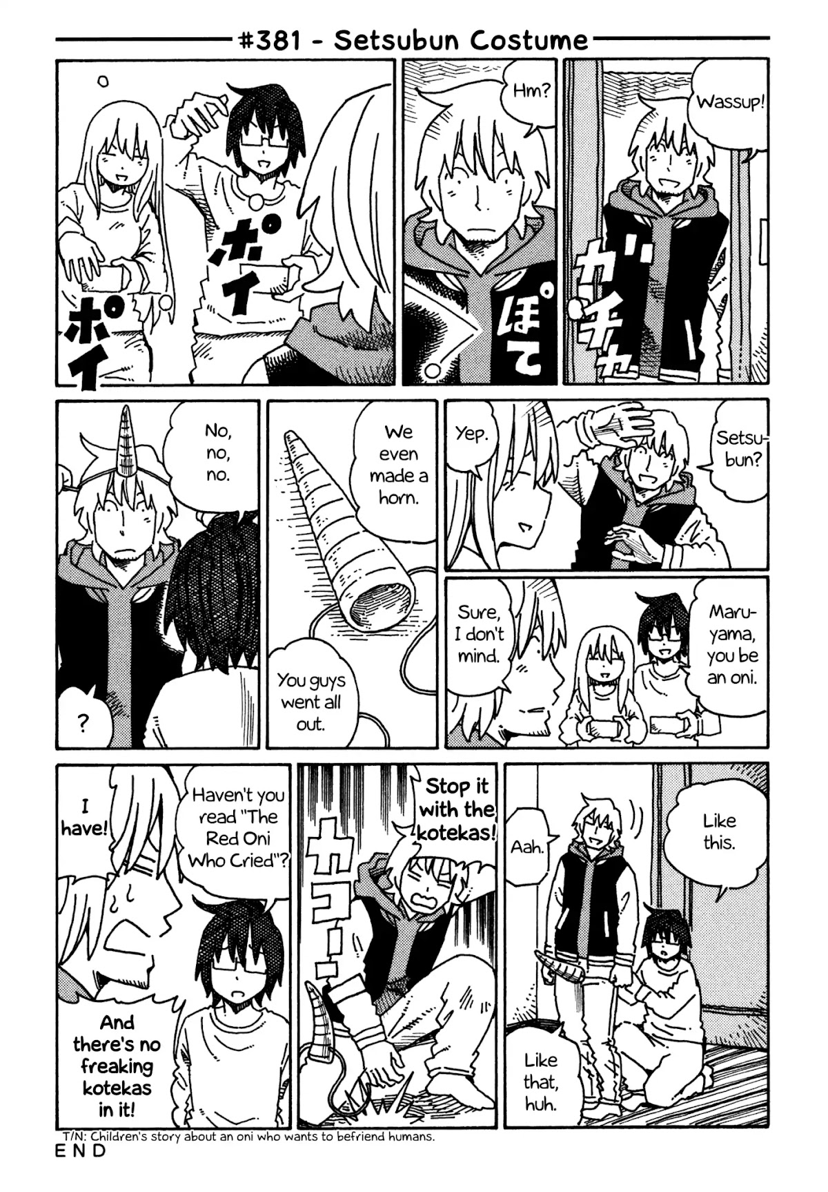 Hatarakanai Futari (The Jobless Siblings) Chapter 381 page 1 - Chapter 381: Setsubun Costume