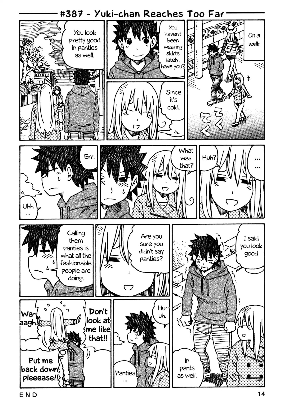 Hatarakanai Futari (The Jobless Siblings) Chapter 387 page 1 - Chapter 387: Yuki-chan Reaches Too Far