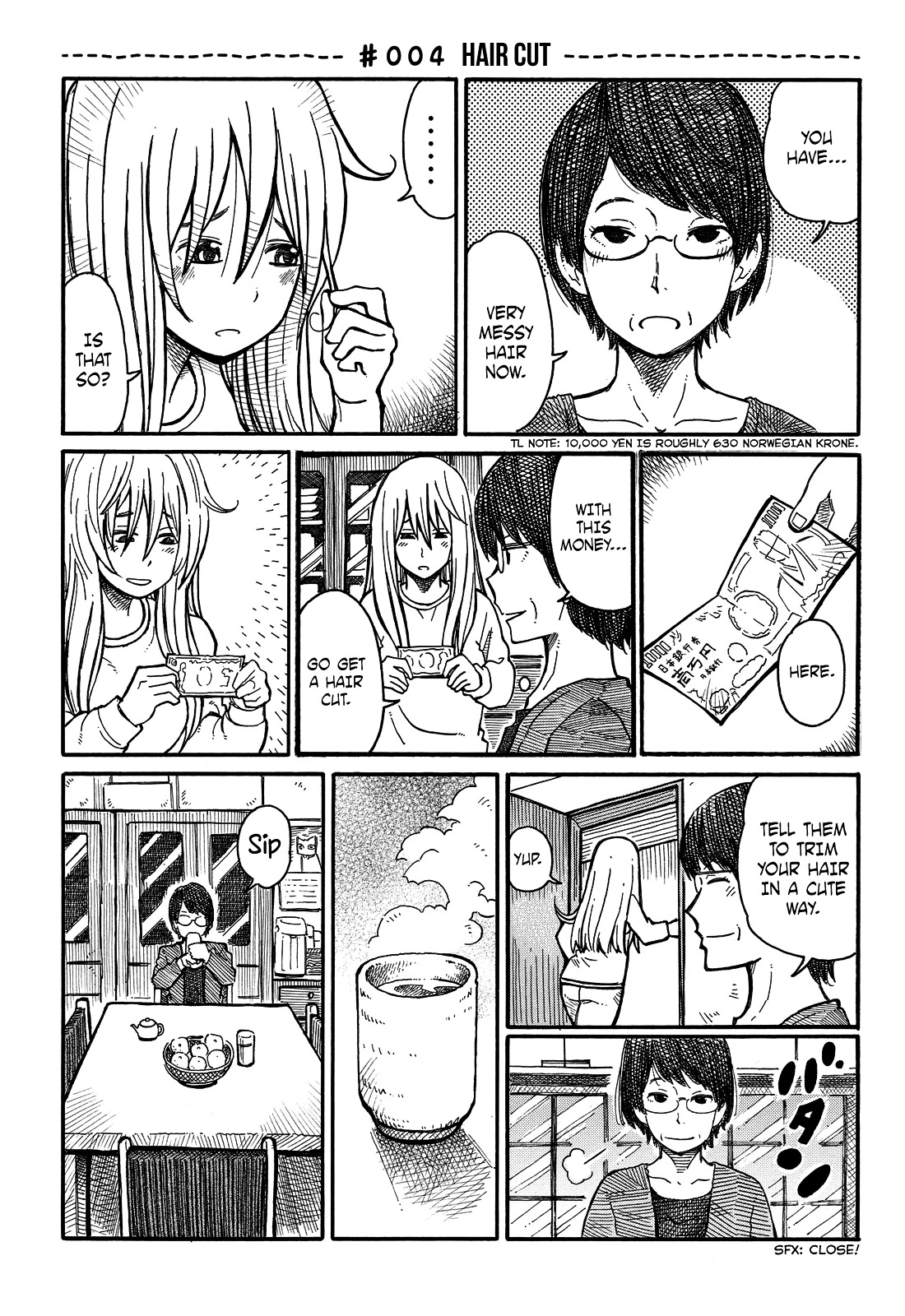 Hatarakanai Futari (The Jobless Siblings) Chapter 4 page 1 - Chapter 4 : Hair Cut