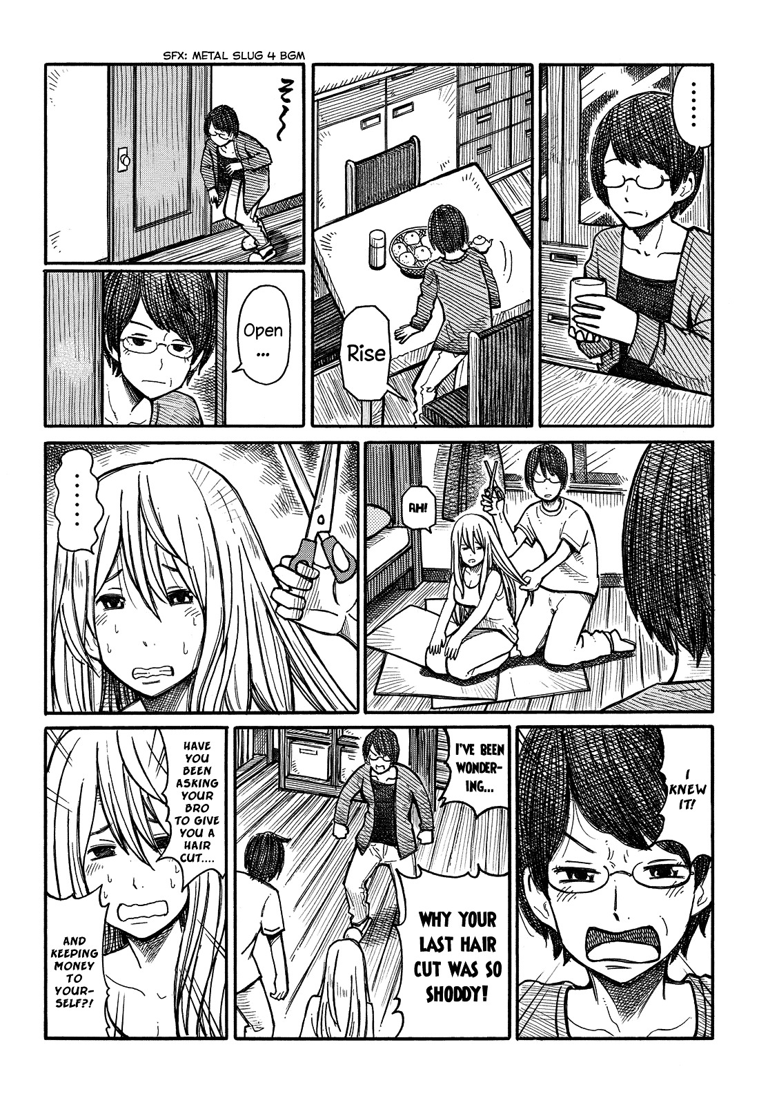Hatarakanai Futari (The Jobless Siblings) Chapter 4 page 2 - Chapter 4 : Hair Cut