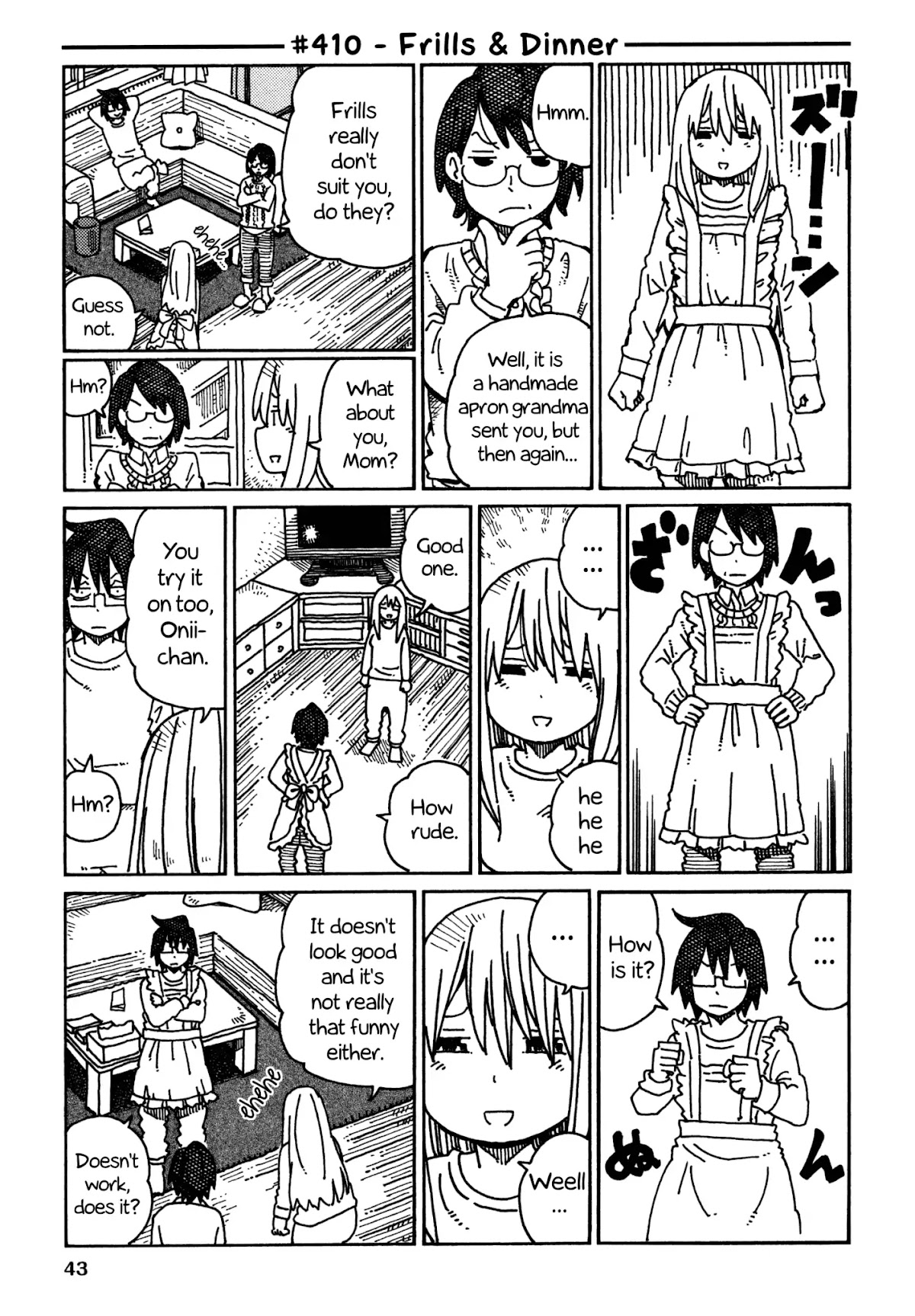 Hatarakanai Futari (The Jobless Siblings) Chapter 410 page 1 - Chapter 410: Frills & Dinner