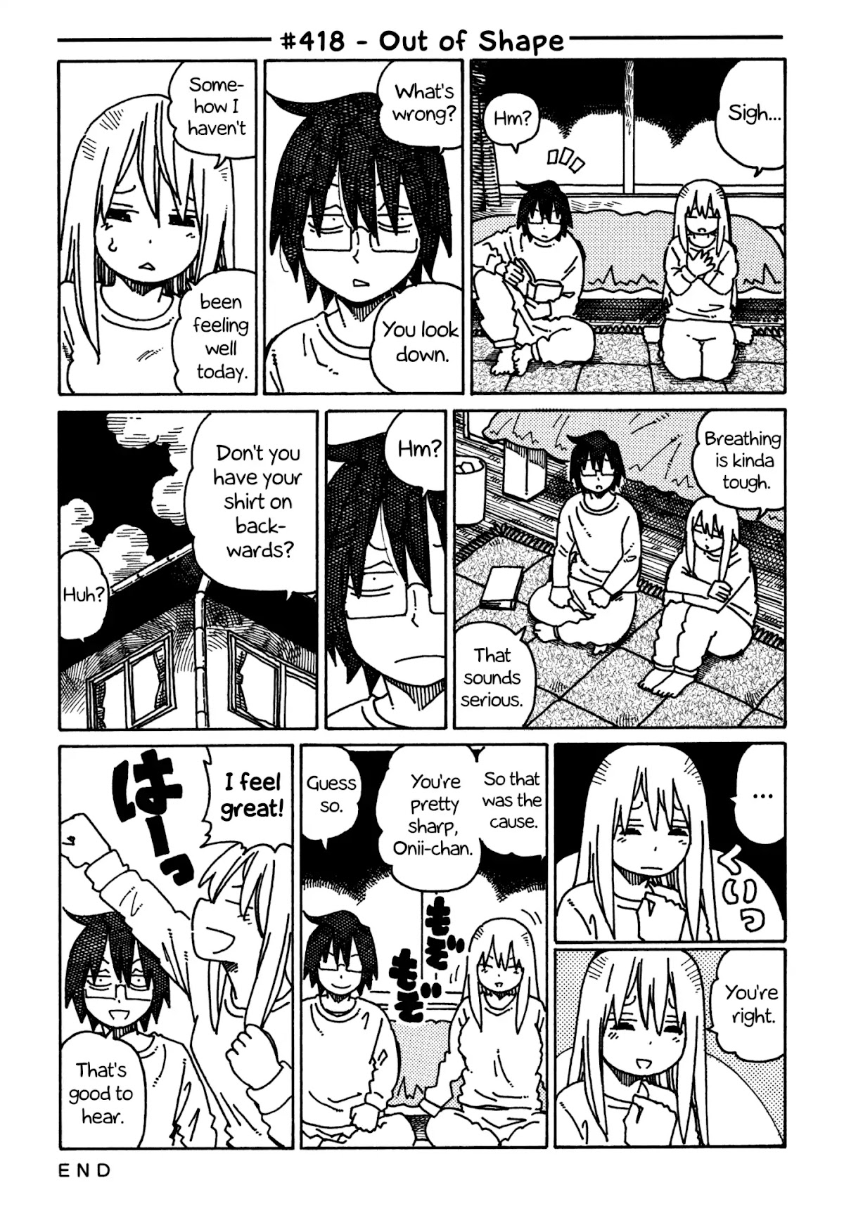 Hatarakanai Futari (The Jobless Siblings) Chapter 418 page 1 - Chapter 418: Out of Shape