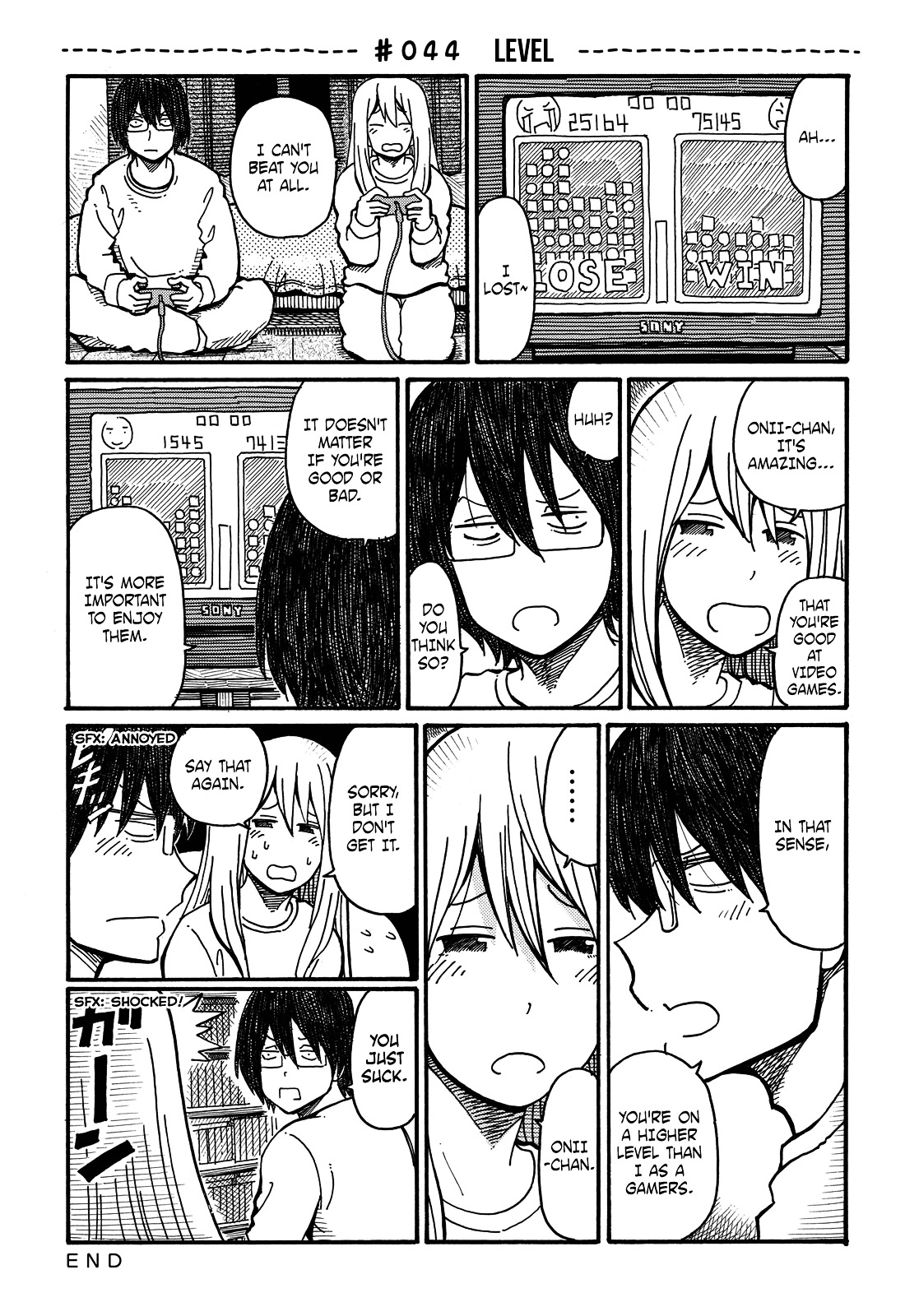 Hatarakanai Futari (The Jobless Siblings) Chapter 44 page 1 - Chapter 44 : Level
