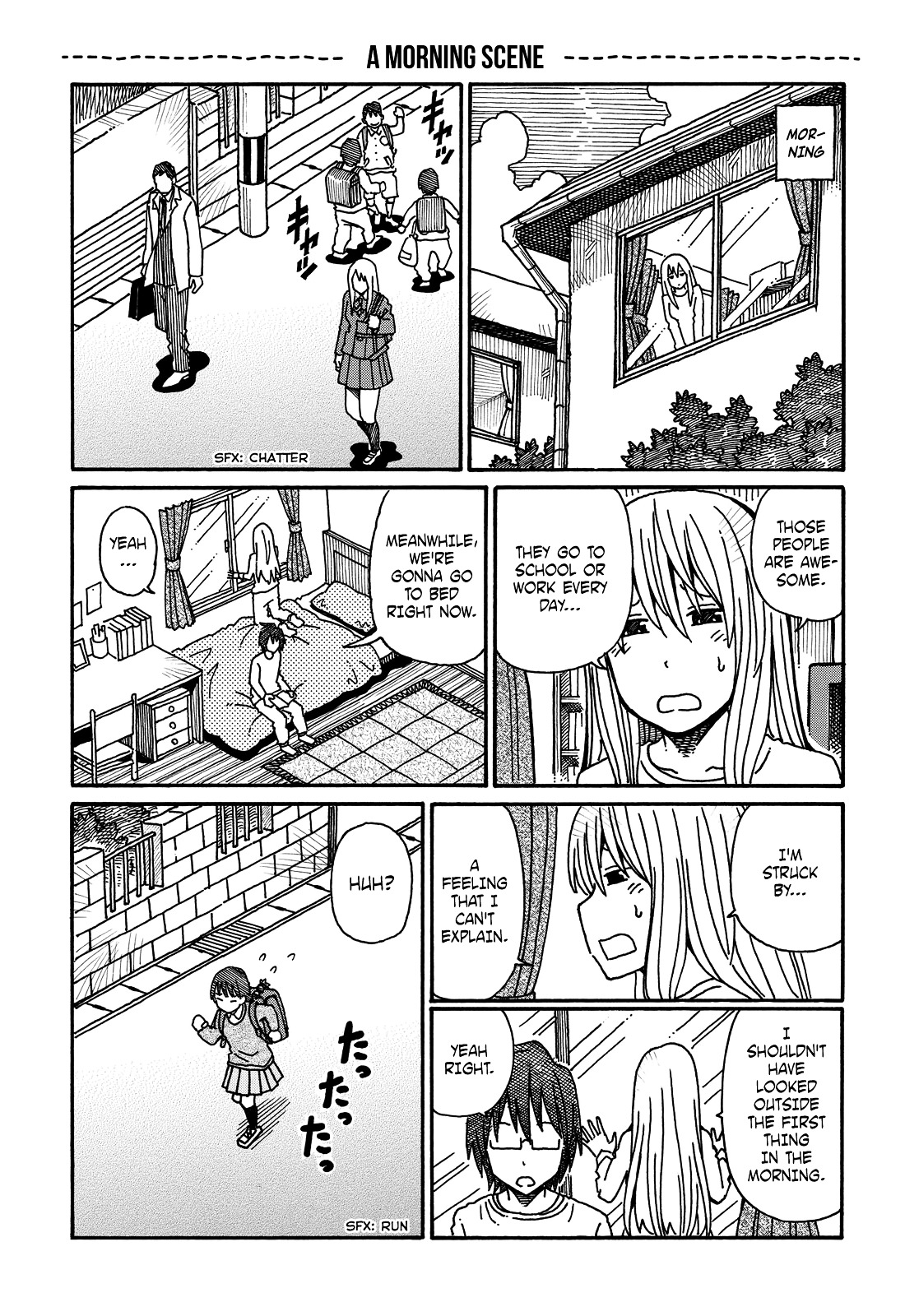 Hatarakanai Futari (The Jobless Siblings) Chapter 45.2 page 1 - Chapter 45.2 : A Morning Scene