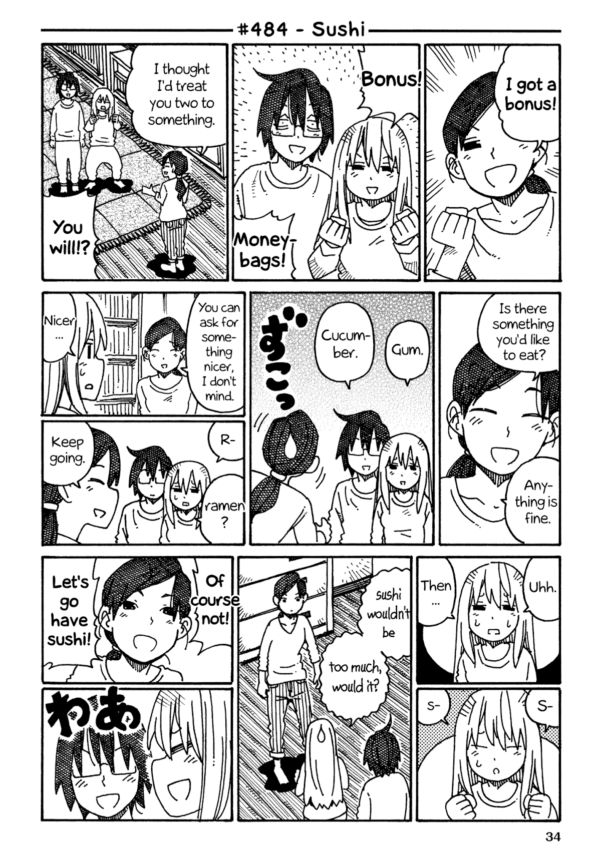 Hatarakanai Futari (The Jobless Siblings) Chapter 484 page 1 - Chapter 484: Sushi
