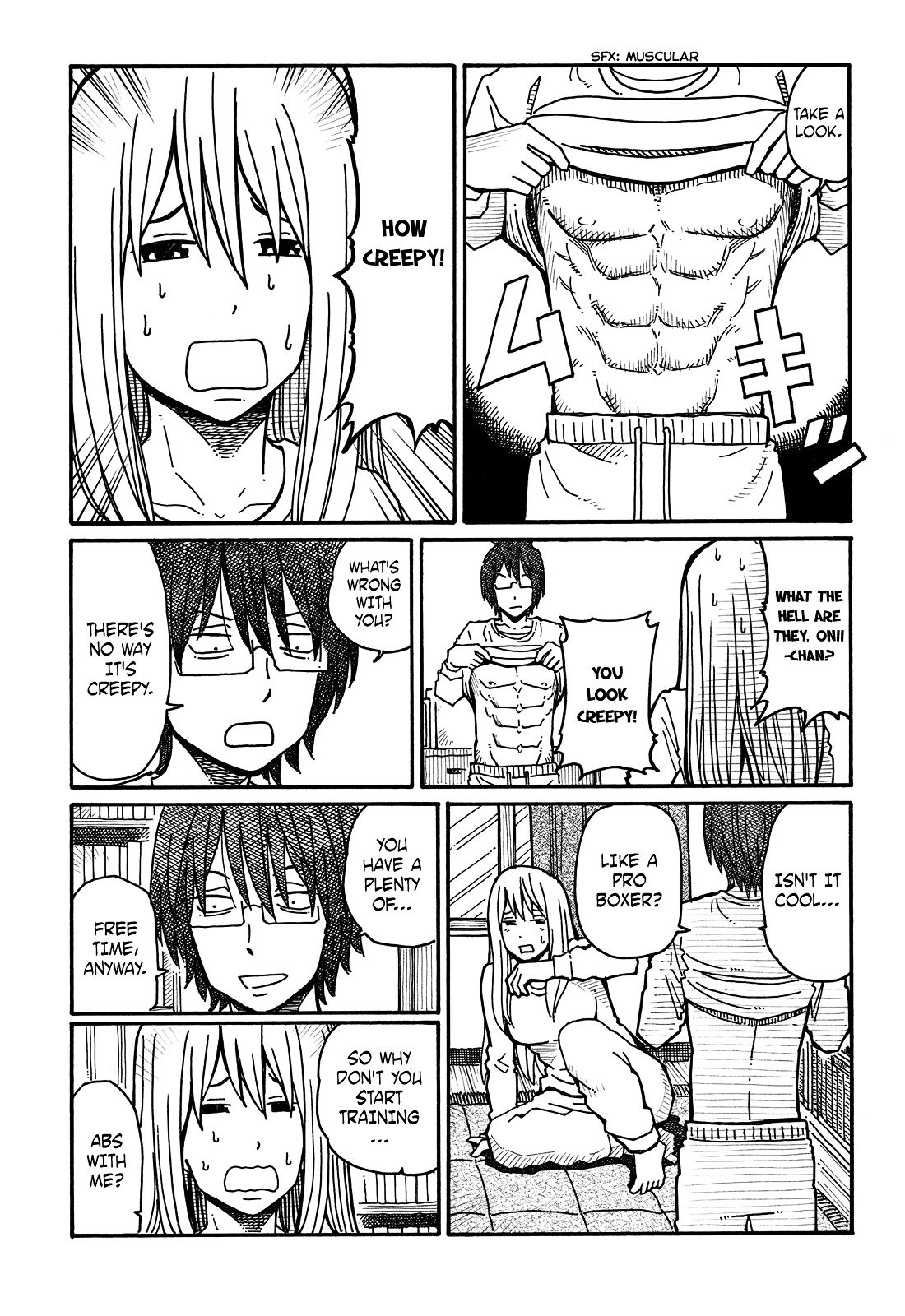Hatarakanai Futari (The Jobless Siblings) Chapter 49 page 2 - Chapter 49 : Six Pack