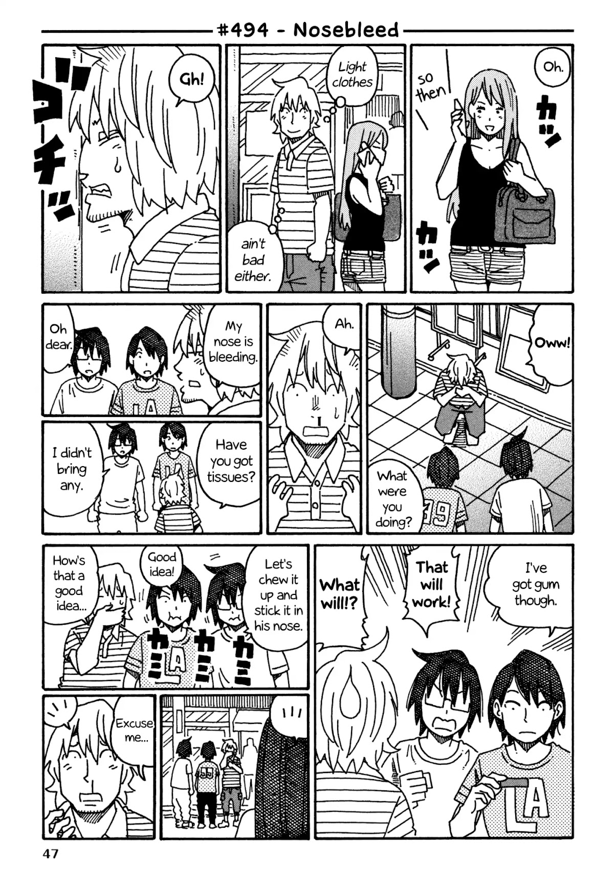 Hatarakanai Futari (The Jobless Siblings) Chapter 494 page 1 - Chapter 494: Nosebleed