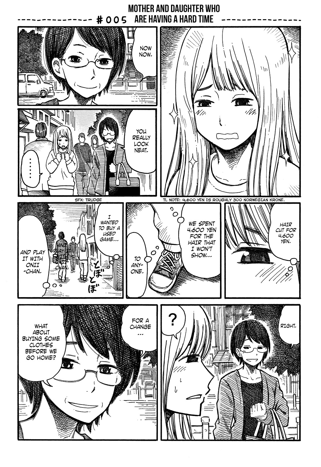 Hatarakanai Futari (The Jobless Siblings) Chapter 5 page 1 - Chapter 5 : Mother and Daughter Who Are Having A Hard Time
