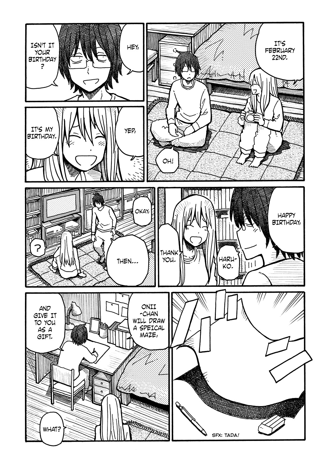 Hatarakanai Futari (The Jobless Siblings) Chapter 51 page 2 - Chapter 51 : Haruko's Birthday
