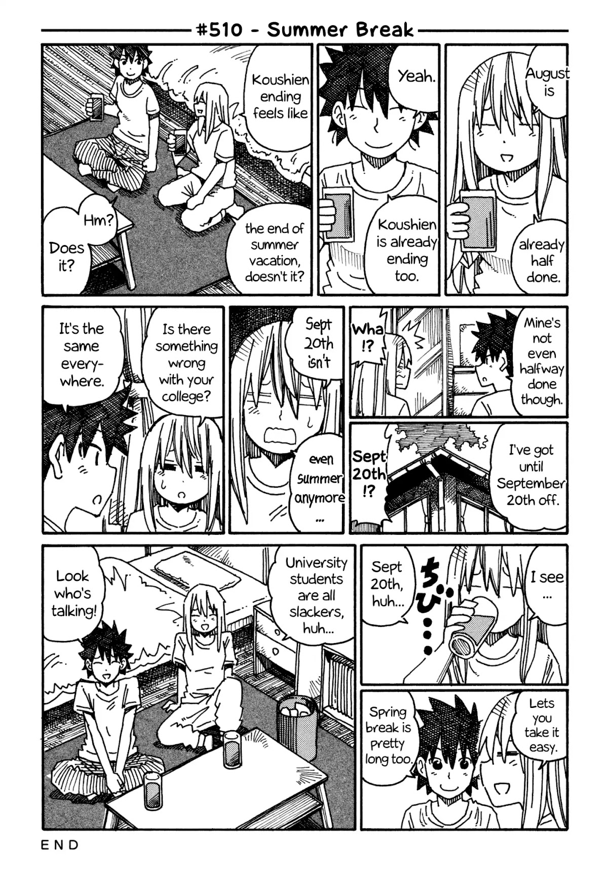 Hatarakanai Futari (The Jobless Siblings) Chapter 510 page 1 - Chapter 510: Summer Break