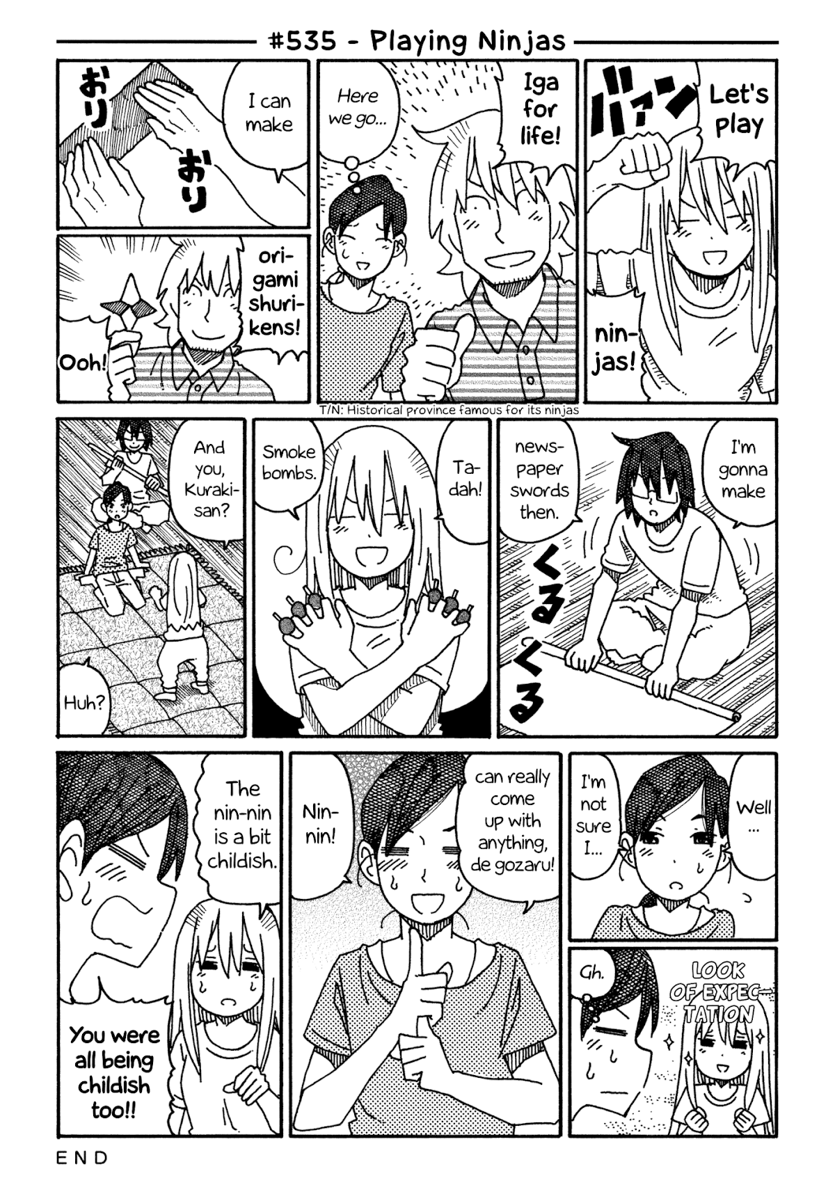 Hatarakanai Futari (The Jobless Siblings) Chapter 535 page 1 - Chapter 535: Playing Ninjas