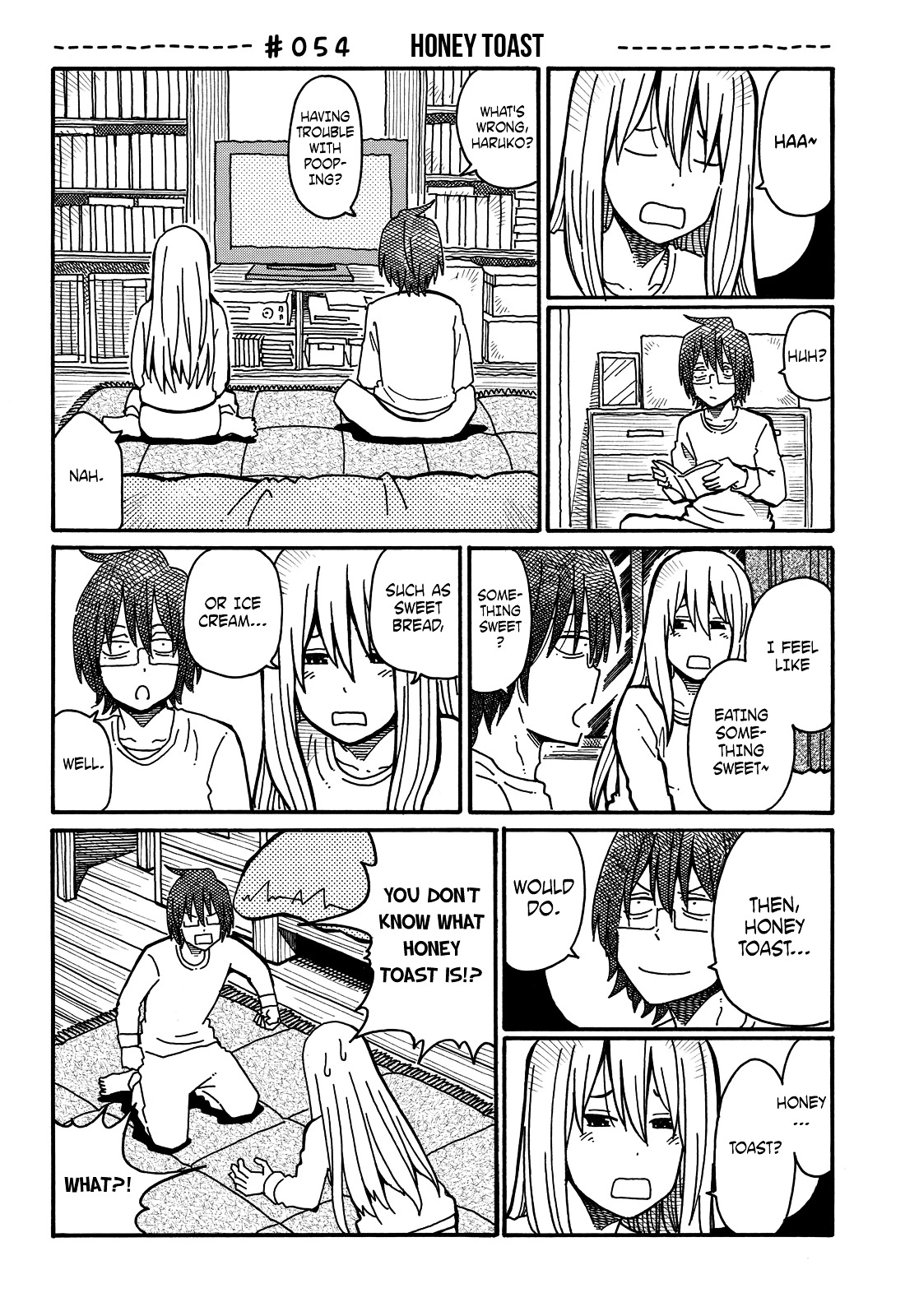 Hatarakanai Futari (The Jobless Siblings) Chapter 54.2 page 1 - Chapter 54v2 : Honey Toast