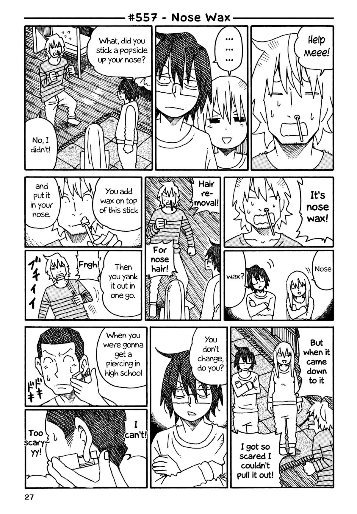 Hatarakanai Futari (The Jobless Siblings) Chapter 557 page 1 - Chapter 557: Nose Wax