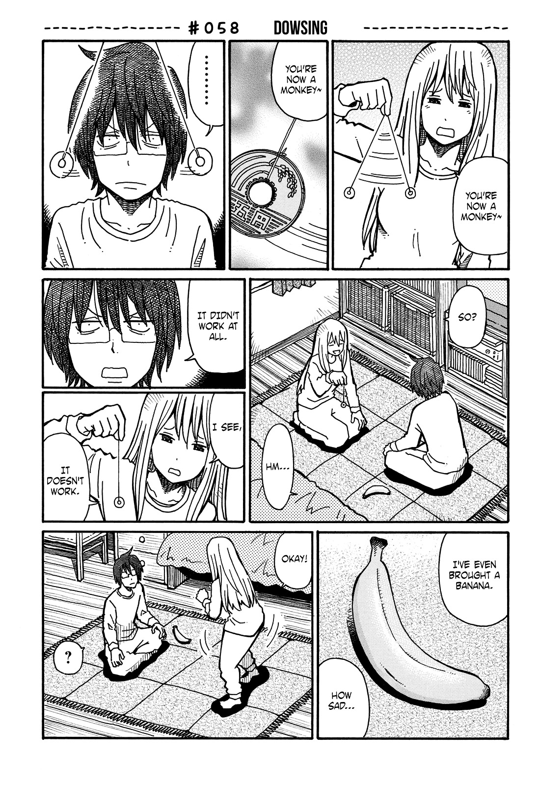 Hatarakanai Futari (The Jobless Siblings) Chapter 58 page 1 - Chapter 58 : Dowsing
