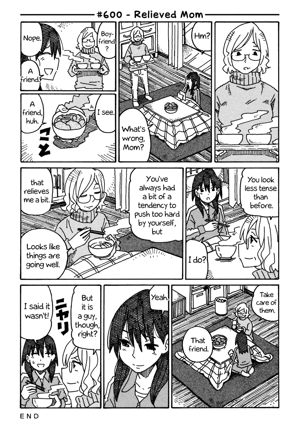 Hatarakanai Futari (The Jobless Siblings) Chapter 600 page 1 - Chapter 600: Relieved Mom