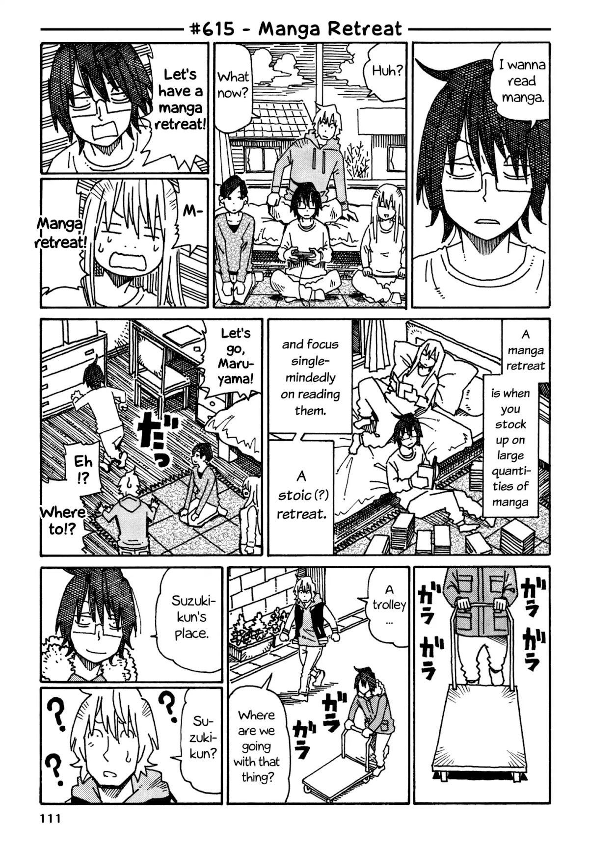 Hatarakanai Futari (The Jobless Siblings) Chapter 615 page 1 - Chapter 615: Manga Retreat