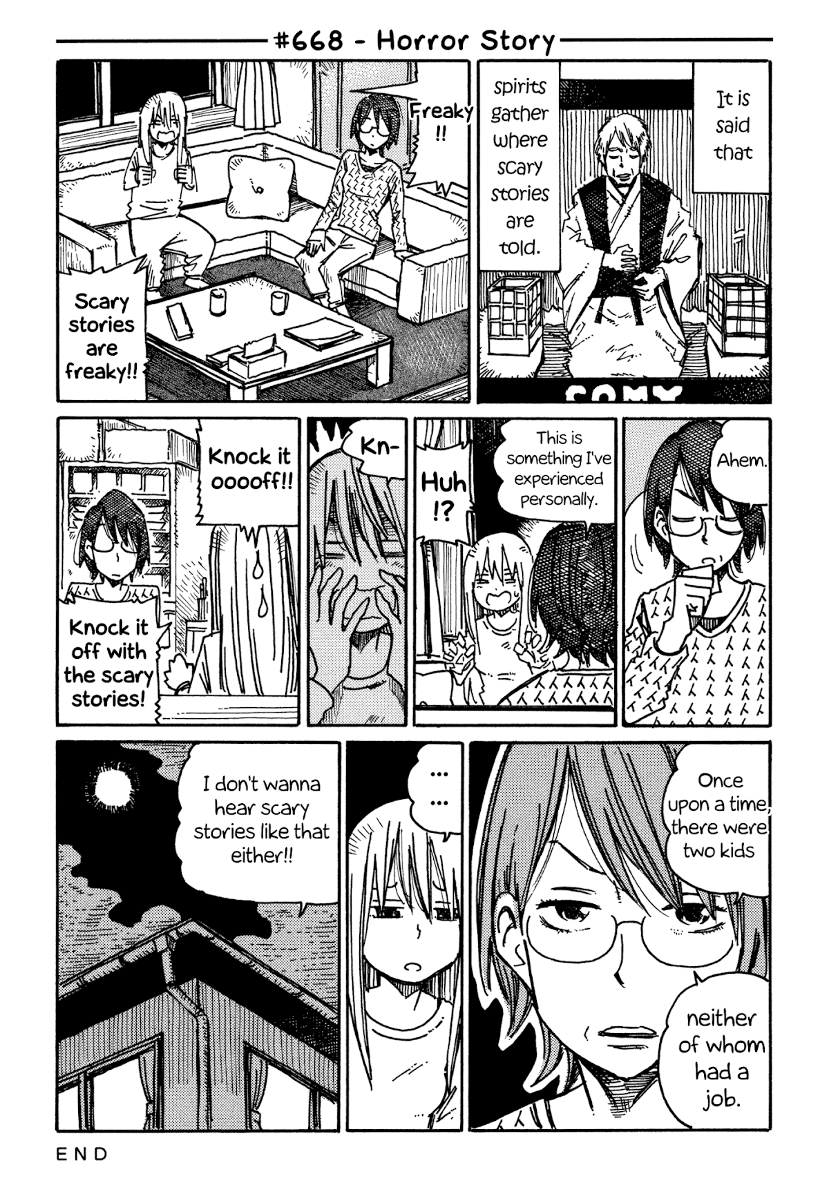 Hatarakanai Futari (The Jobless Siblings) Chapter 668 page 1 - Chapter 668: Horror Story