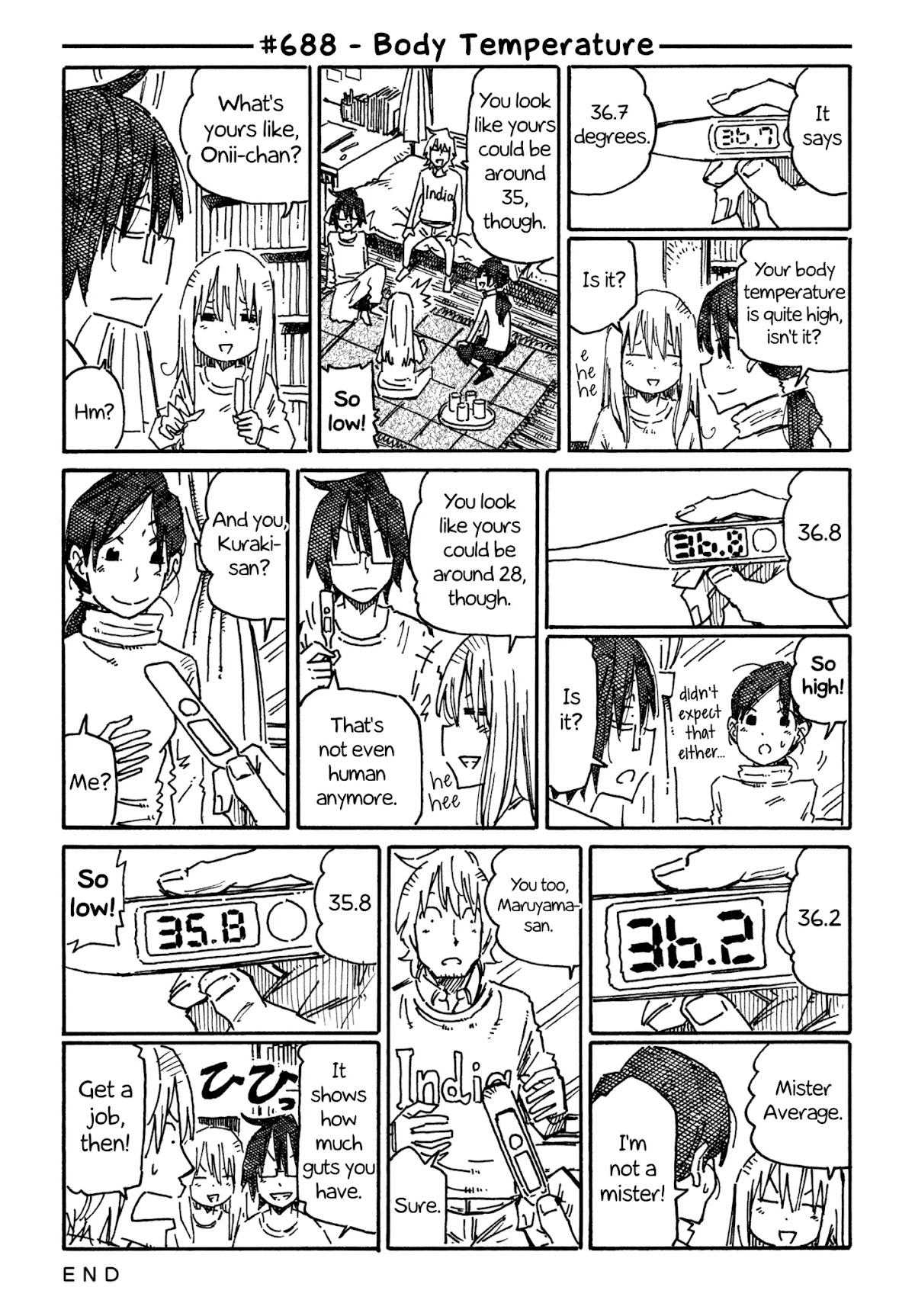 Hatarakanai Futari (The Jobless Siblings) Chapter 688 page 1 - Chapter 688: Body Temperature