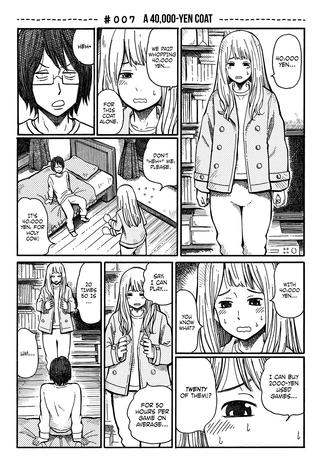 Hatarakanai Futari (The Jobless Siblings) Chapter 7 page 1 - Chapter 7 : A 40,000-yen Coat