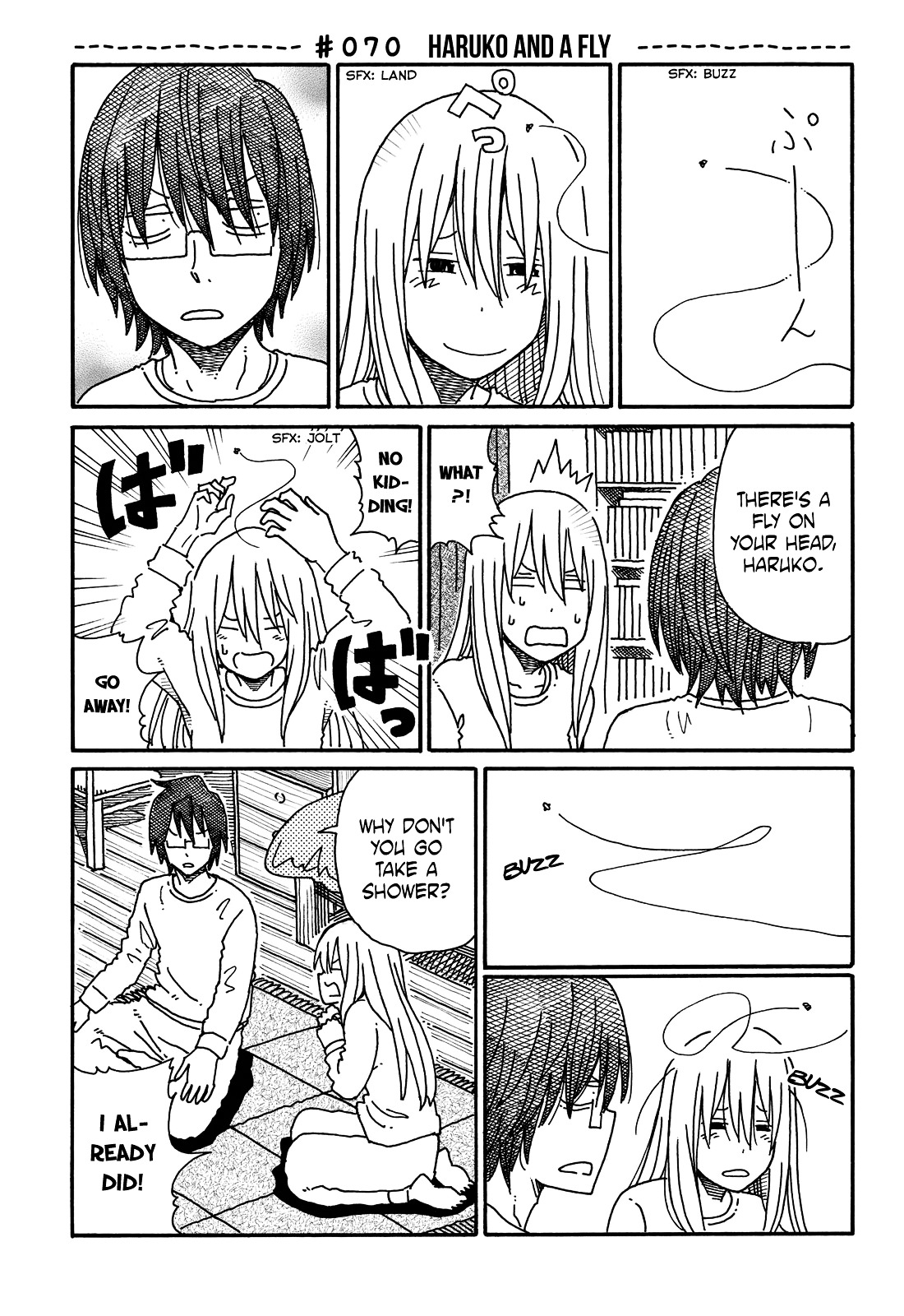 Hatarakanai Futari (The Jobless Siblings) Chapter 70 page 1 - Chapter 70 : Haruko and A Fly