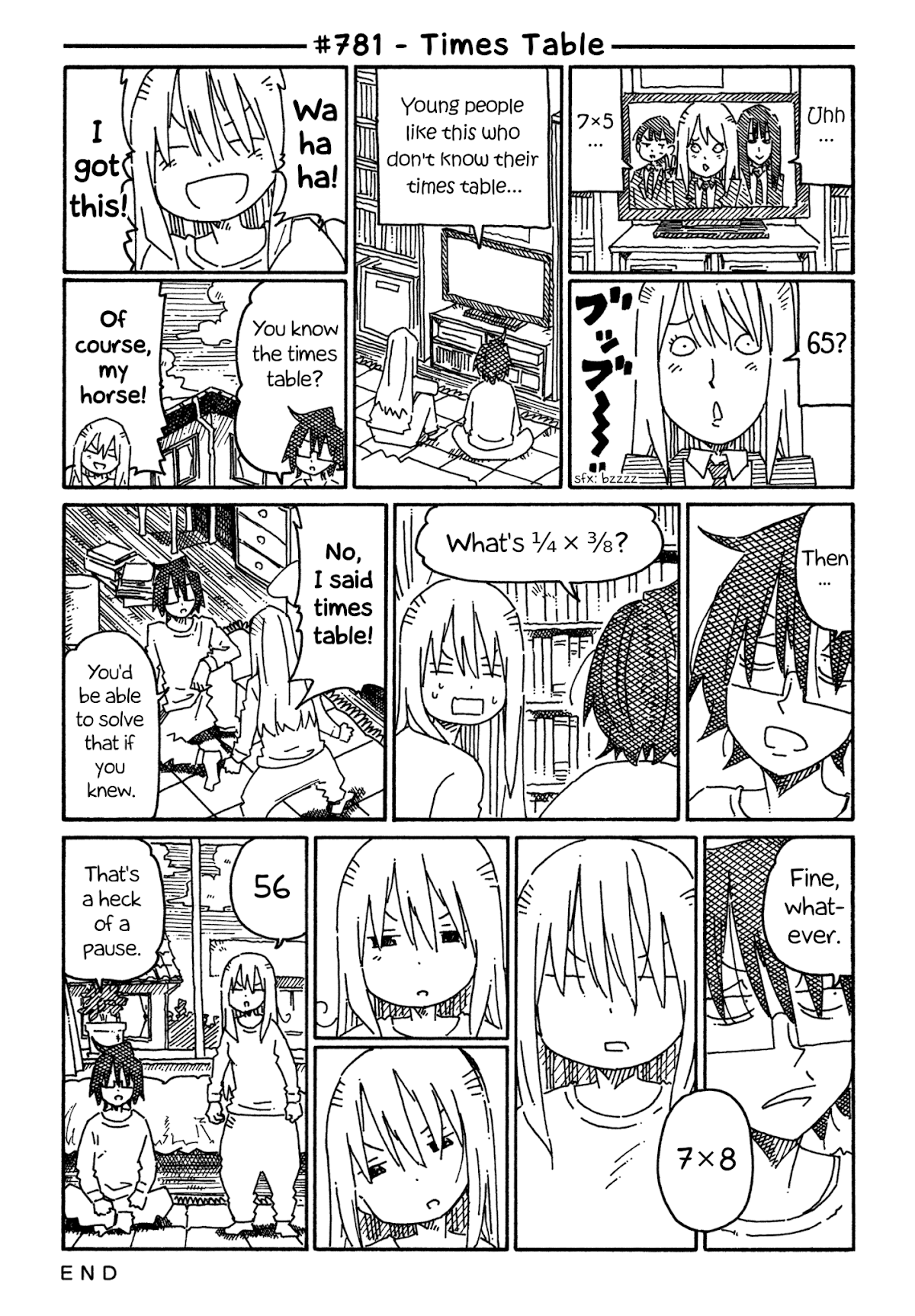 Hatarakanai Futari (The Jobless Siblings) Chapter 781 page 1 - Chapter 781: Times Table