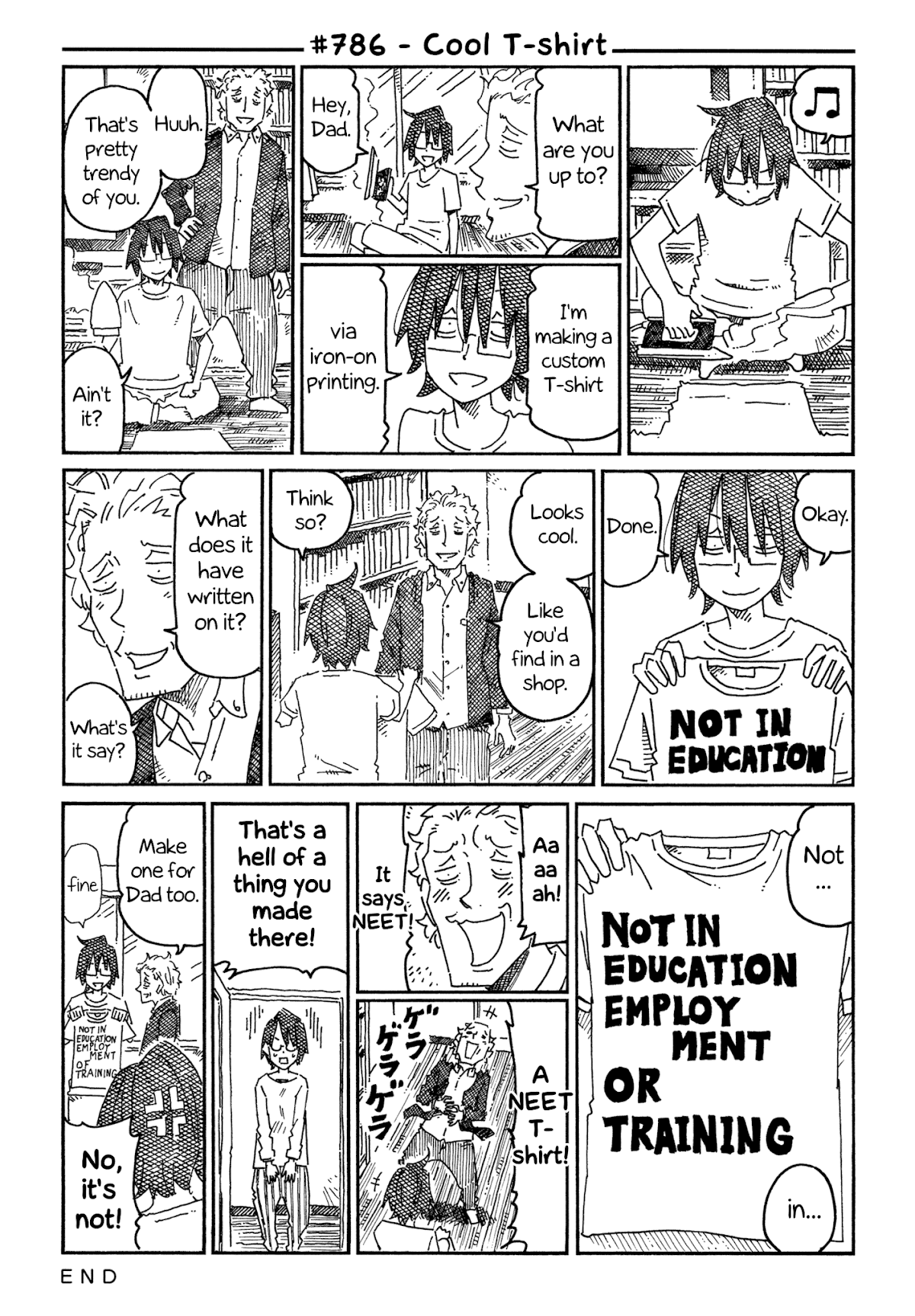 Hatarakanai Futari (The Jobless Siblings) Chapter 786 page 1 - Chapter 786: Cool T-shirt