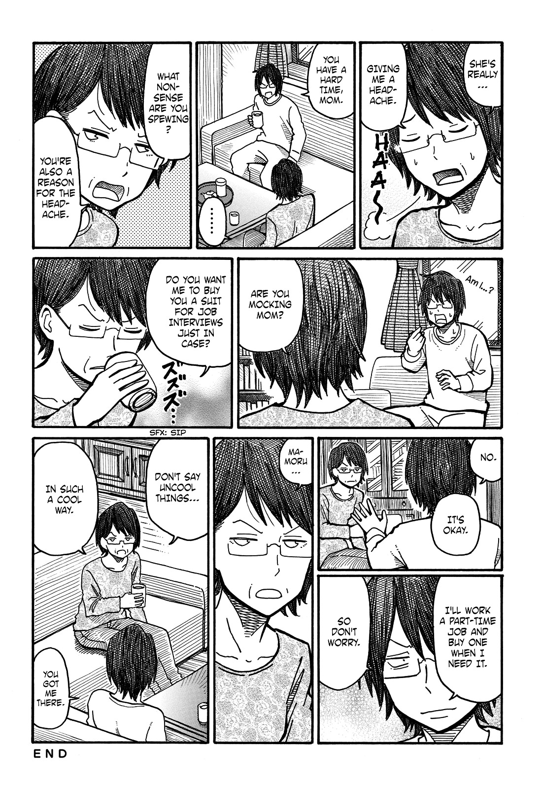 Hatarakanai Futari (The Jobless Siblings) Chapter 8 page 3 - Chapter 8 : Mom's Anger