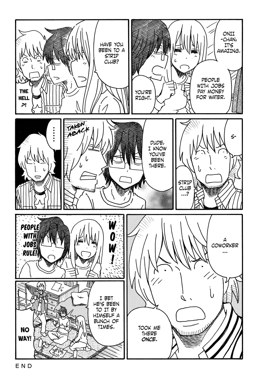 Hatarakanai Futari (The Jobless Siblings) Chapter 82 page 3 - Chapter 82: What People with Jobs Can Pull Off
