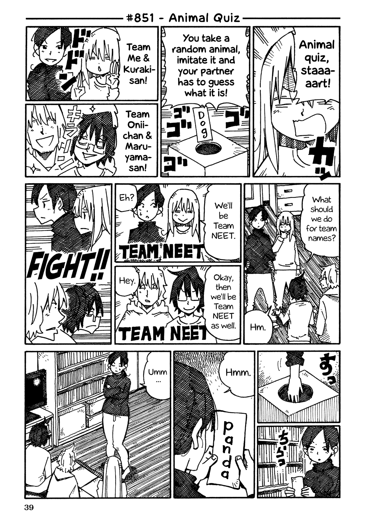 Hatarakanai Futari (The Jobless Siblings) Chapter 851 page 1 - Chapter 851: Animal Quiz