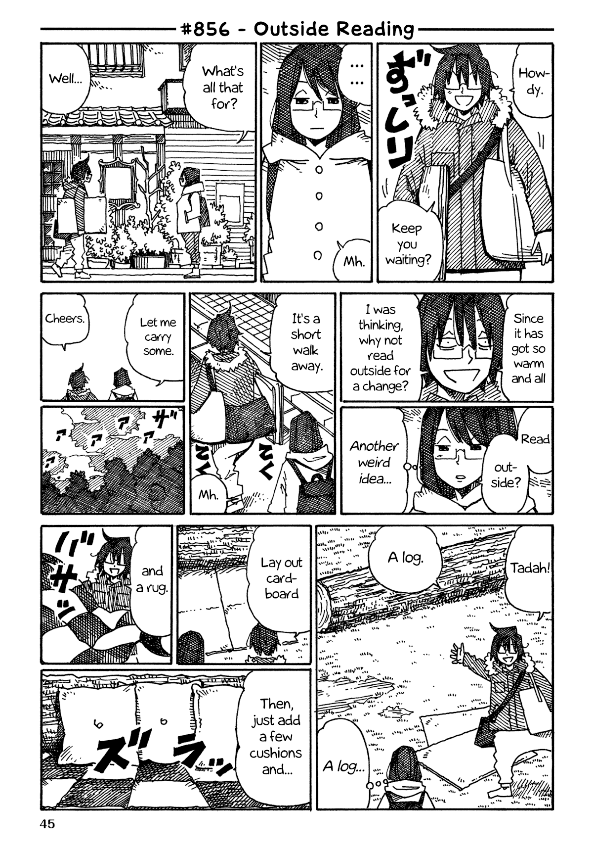 Hatarakanai Futari (The Jobless Siblings) Chapter 856 page 1 - Chapter 856: Outside Reading