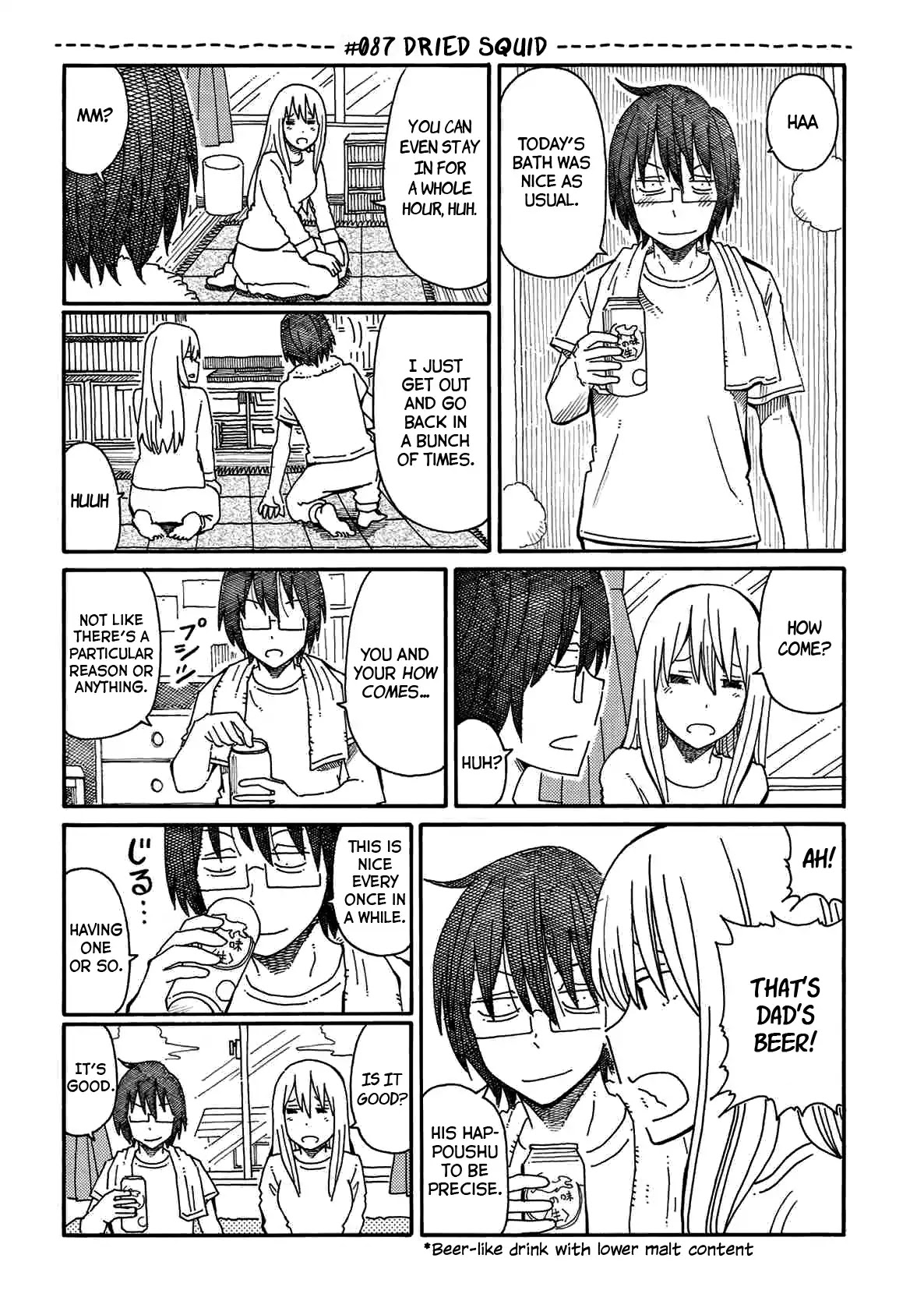 Hatarakanai Futari (The Jobless Siblings) Chapter 87 page 1 - Chapter 87: Dried Squid