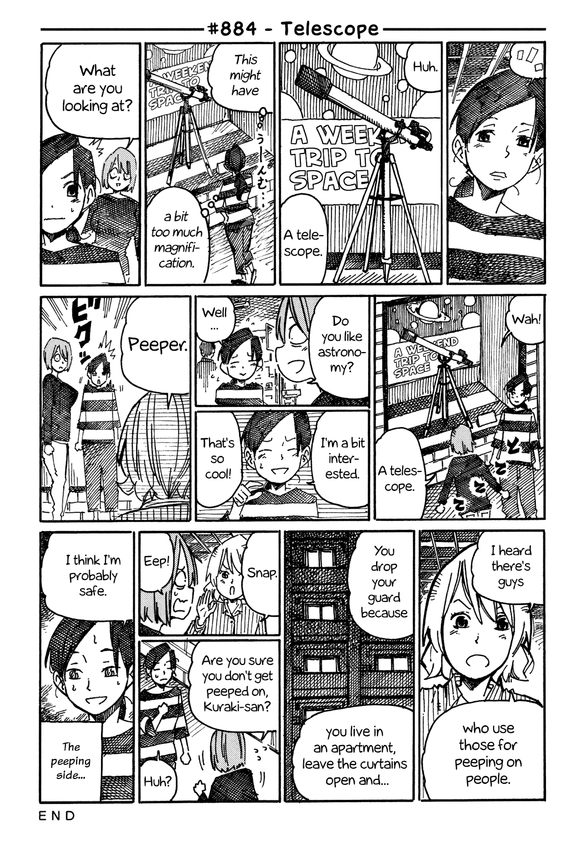 Hatarakanai Futari (The Jobless Siblings) Chapter 884 page 1 - Chapter 884: Telescope