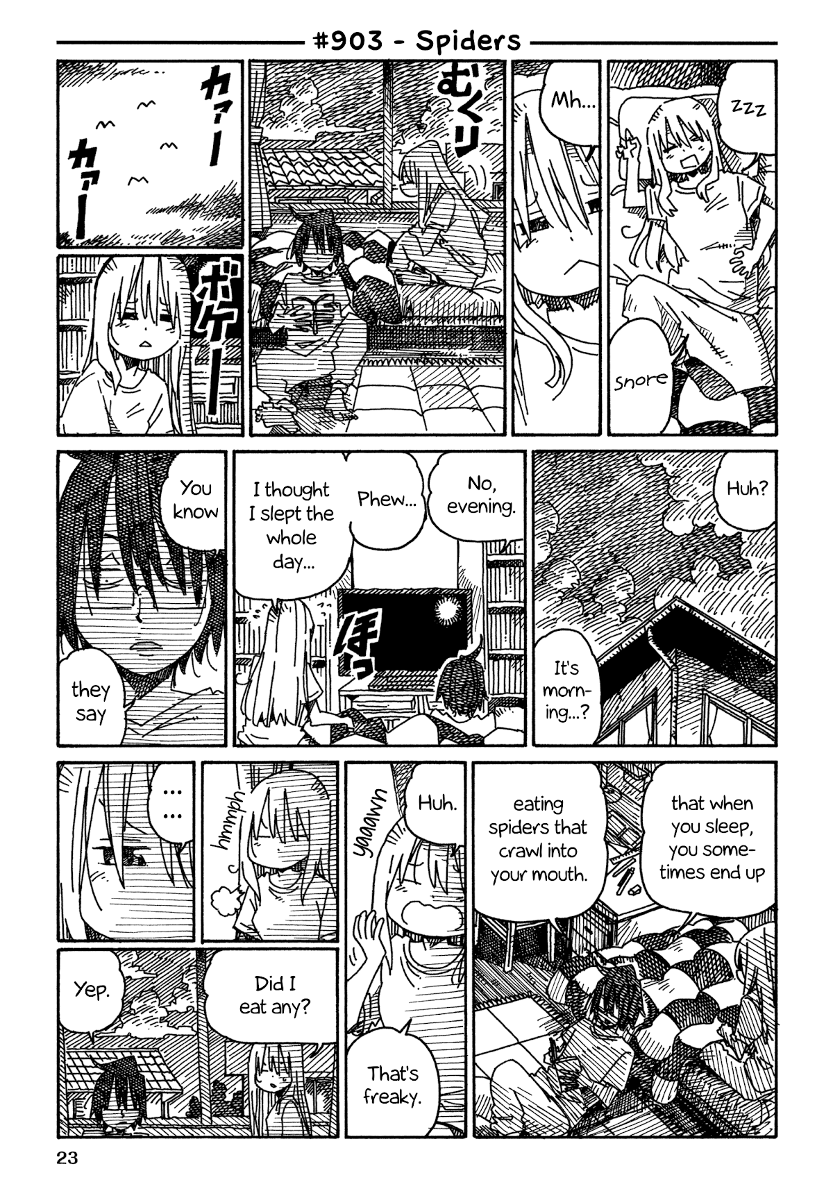 Hatarakanai Futari (The Jobless Siblings) Chapter 903 page 1 - Chapter 903: Spiders