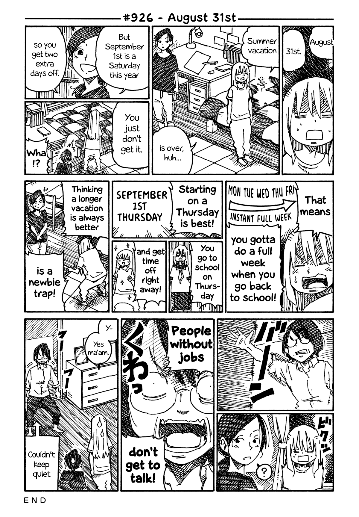 Hatarakanai Futari (The Jobless Siblings) Chapter 926 page 1 - Chapter 926: August 31st