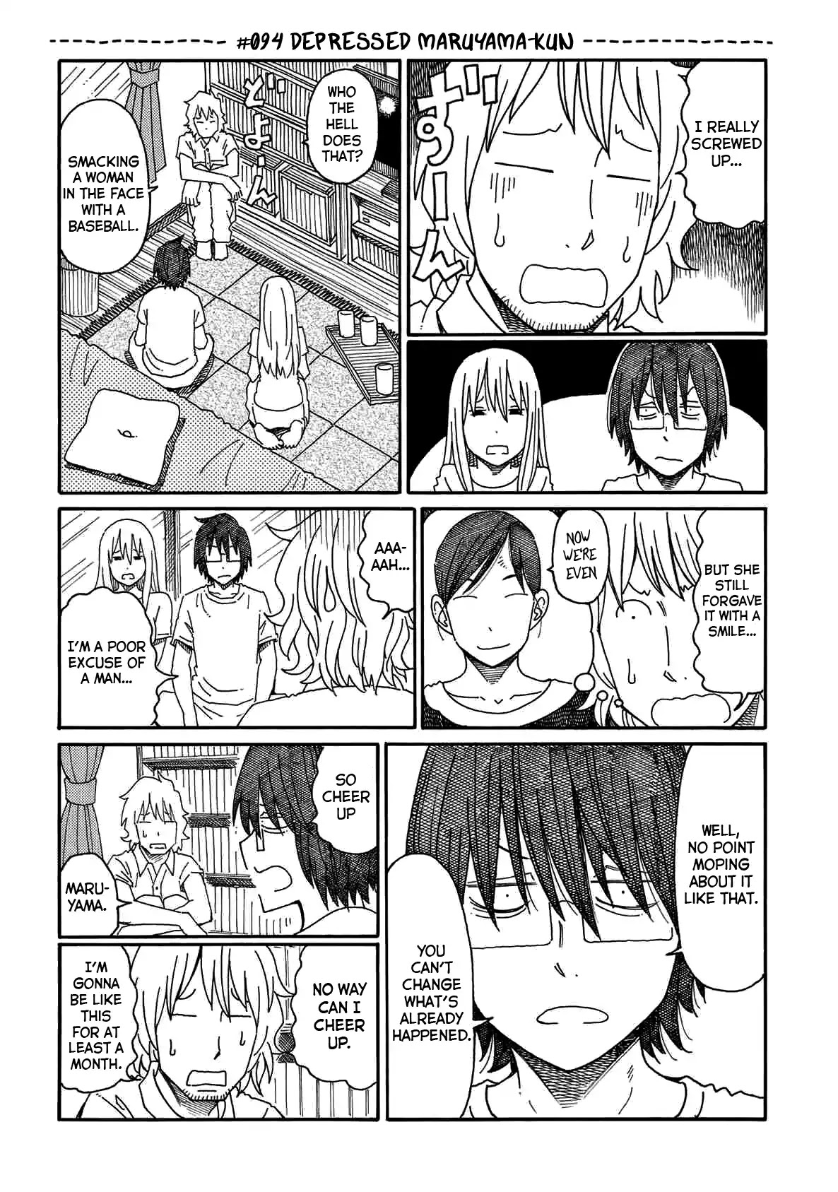 Hatarakanai Futari (The Jobless Siblings) Chapter 94 page 1 - Chapter 94: Depressed Maruyama-kun
