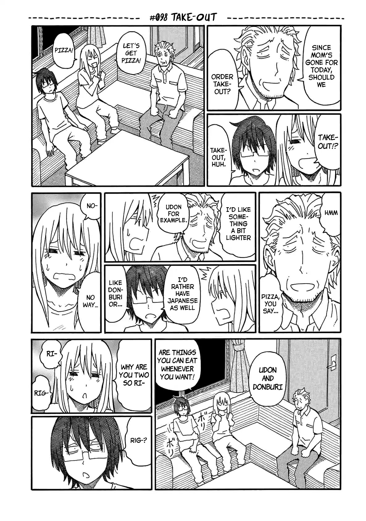 Hatarakanai Futari (The Jobless Siblings) Chapter 98 page 1 - Chapter 98: Take-out