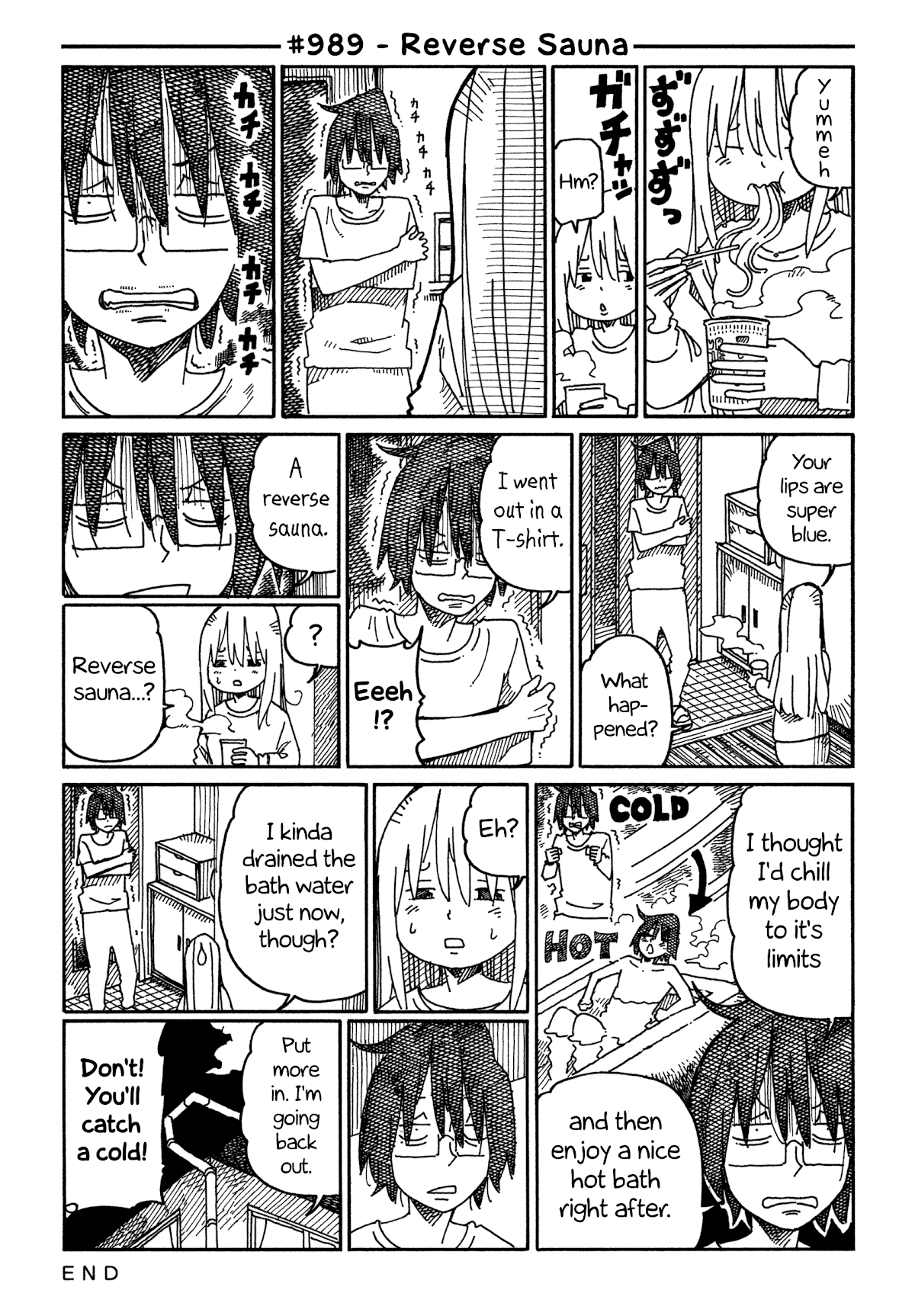 Hatarakanai Futari (The Jobless Siblings) Chapter 989 page 1 - Chapter 989: Reverse Sauna