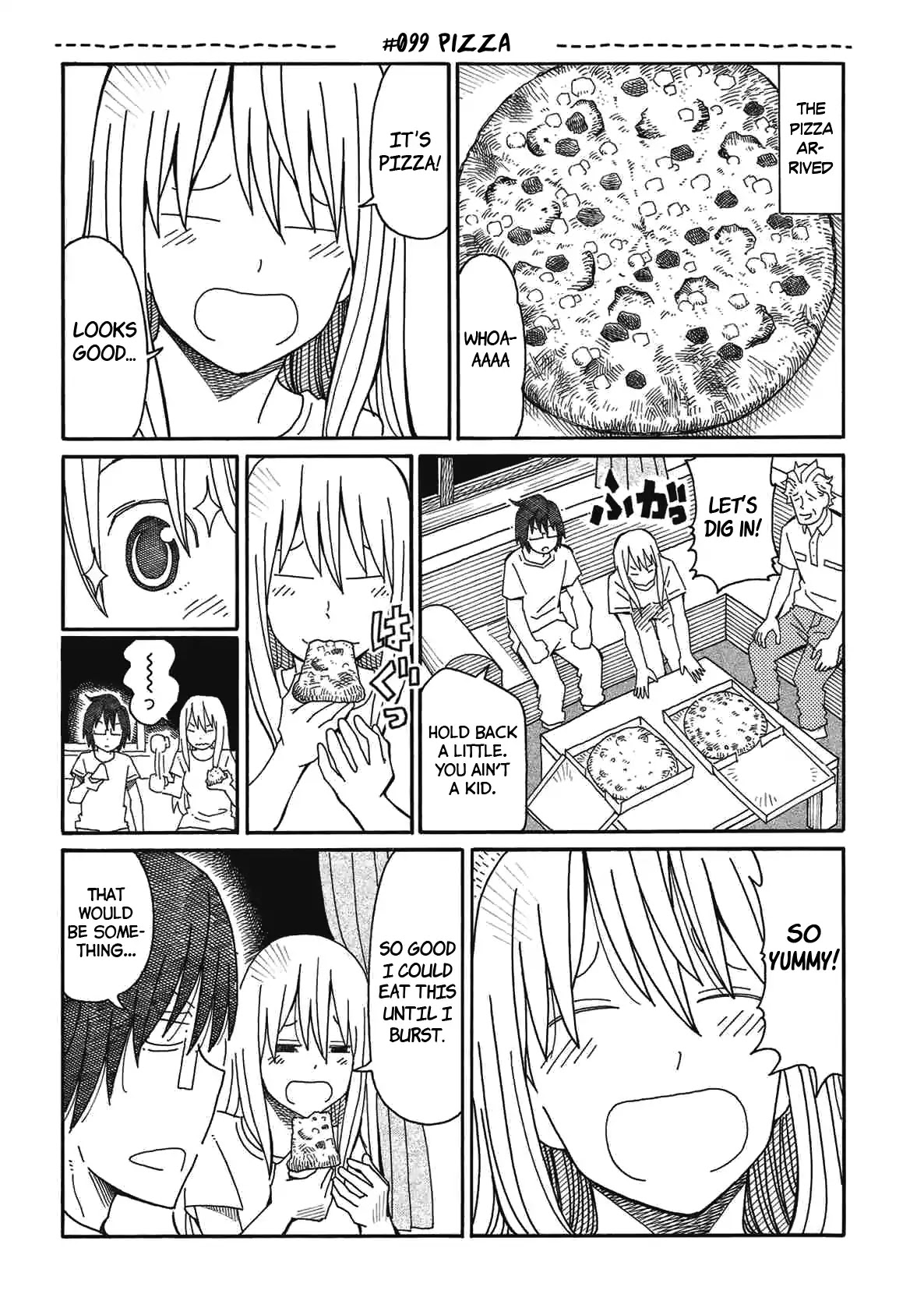 Hatarakanai Futari (The Jobless Siblings) Chapter 99 page 1 - Chapter 99: Pizza