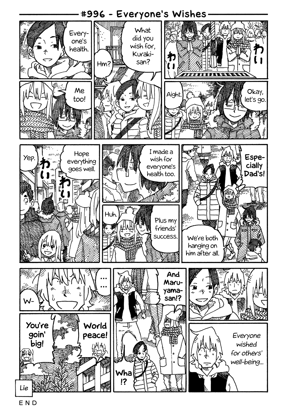 Hatarakanai Futari (The Jobless Siblings) Chapter 996 page 1 - Chapter 996: Everyone's Wishes