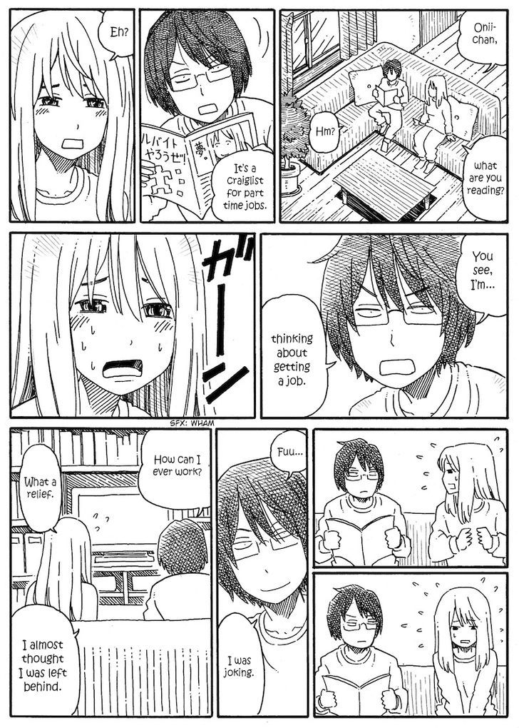 Hatarakanai Futari (Webcomic) Chapter 2 page 1 - Chapter 2
